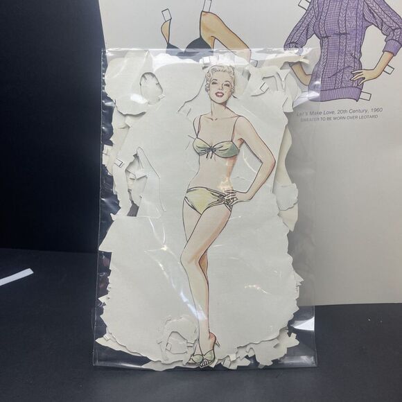 Vintage ⭐️ 1979 Marilyn Monroe Paper Dolls by Tom Tierney Some cut - Picture 6 of 6